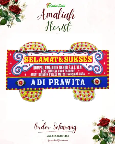 Papan Bunga Ucapan Selamat Ngabab